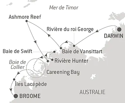 Découvrez votre itinéraire - Le Kimberley emblématique