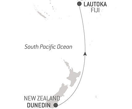 Your itinerary - Ocean Voyage: Dunedin - Lautoka