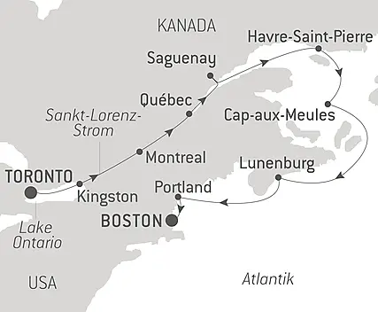 Kanada und die Ostküste Nordamerikas