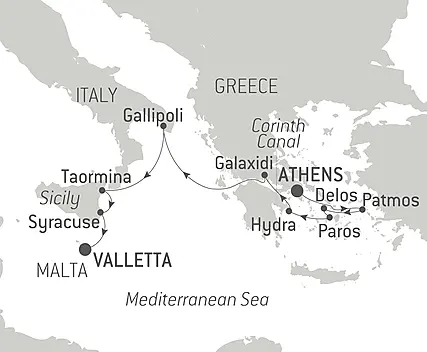 Ancient jewels of the Mediterranean