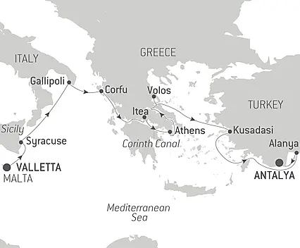 The Mediterranean: in the Footsteps of Great Civilisations