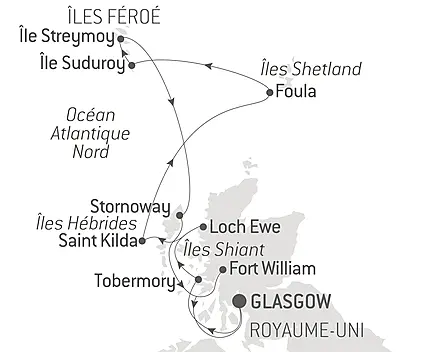 Découvrez votre itinéraire - Archipels d’Écosse et îles Féroé : héritages nordiques et identités insulaires