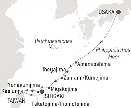 Abenteuer in die subtropischen Inseln Japans