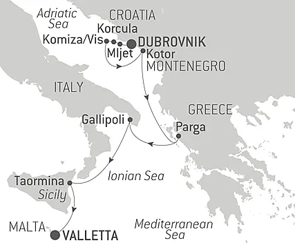 From the Adriatic to the Ionian Sea