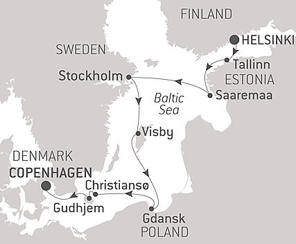 Your itinerary - Iconic Capitals & Towns of the Baltic