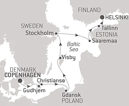 Your itinerary - Iconic Capitals & Towns of the Baltic