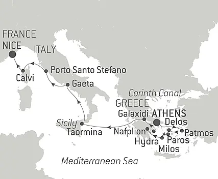 Your itinerary - Sweet Mediterranean Escape