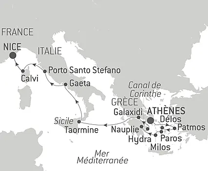 Découvrez votre itinéraire - Douce escapade méditerranéenne