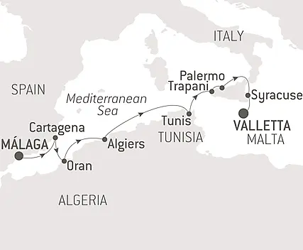 Your itinerary - Ancient shores of the Mediterranean