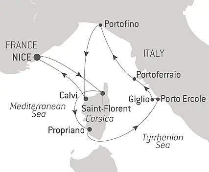 Your itinerary - Isle of Beauty & Italian shores