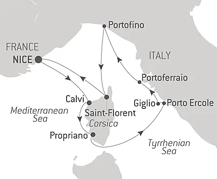 Your itinerary - Isle of Beauty & Italian shores