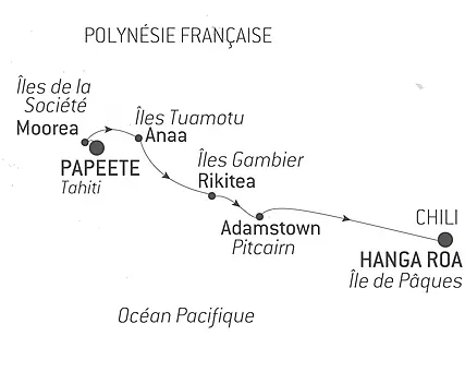 Polynésie et île de Pâques