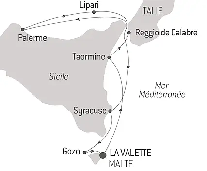 Découvrez votre itinéraire - Rivages authentiques de Sicile