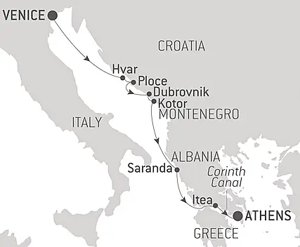 Cruising the Dalmatian Coast and the Ionian Sea: Venice to Athens – with Smithsonian Journeys