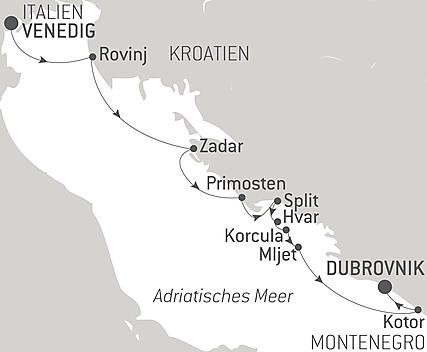 Die Dalmatinische Küste in Kroatien vom Meer aus – mit Smithsonian Journeys