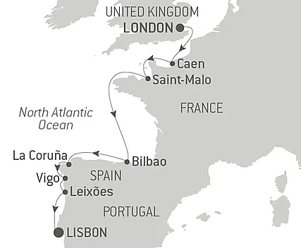 London to Lisbon: Cruising Europe's Western Shores – with Smithsonian Journeys