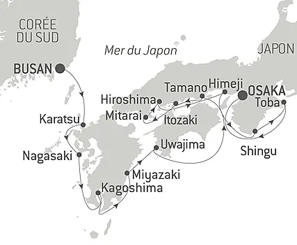 Découvrez votre itinéraire - Au cœur du Japon authentique