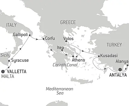 The Mediterranean: in the Footsteps of Great Civilisations