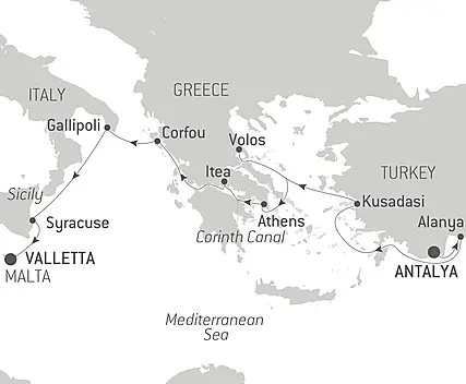 The Mediterranean: in the Footsteps of Great Civilisations