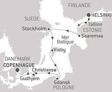 Capitales et villes emblématiques de la Baltique