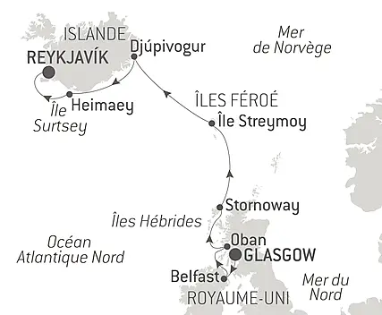 Découvrez votre itinéraire - Îles du Nord avec Chopin