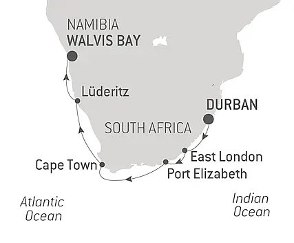 South Africa and Namibia by Sea: Around the Cape of Good Hope – with Smithsonian Journeys