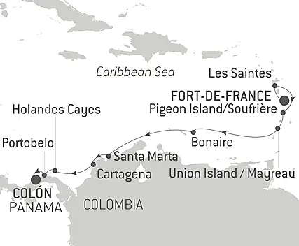 Panama, Colombia & Caribbean Islands