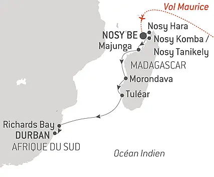 Afrique du Sud et Madagascar