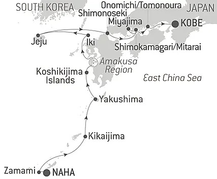 Subtropical islands and ancestral Japan