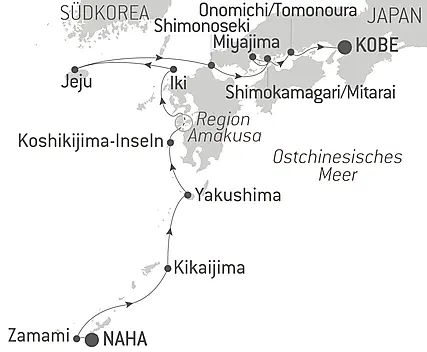 Subtropische Inseln und das ursprüngliche Japan