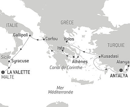 Croisière de la fidélité - La Méditerranée : empreintes des grandes civilisations