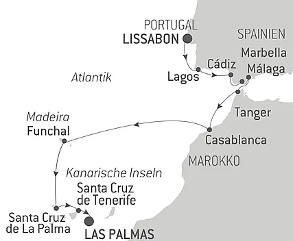 Lisbon to the Canary Islands by Sea: Spain, Morocco, & Atlantic Isles – with Smithsonian Journeys