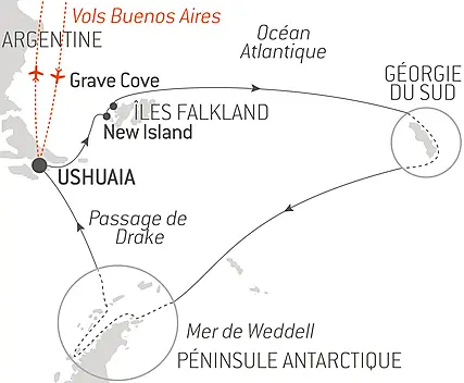 Découvrez votre itinéraire - La grande boucle australe