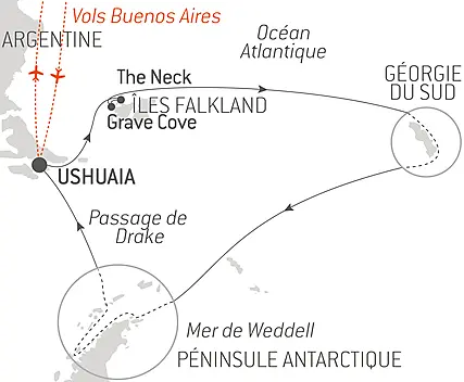 Découvrez votre itinéraire - La grande boucle australe