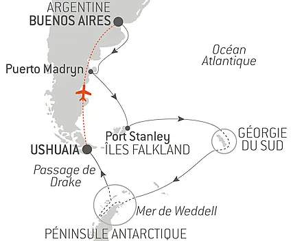 Voyage en terres australes et péninsule Valdés