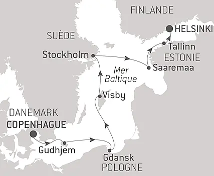 Capitales et villes emblématiques de la Baltique