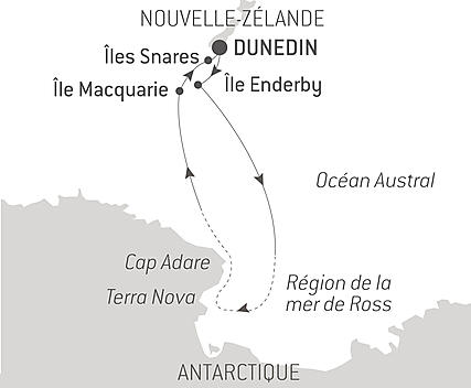 Découvrez votre itinéraire - Expédition sur les traces de Scott et Shackleton