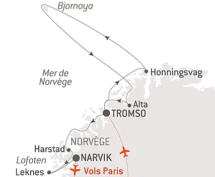 Lumière polaire, du cap Nord aux îles Lofoten