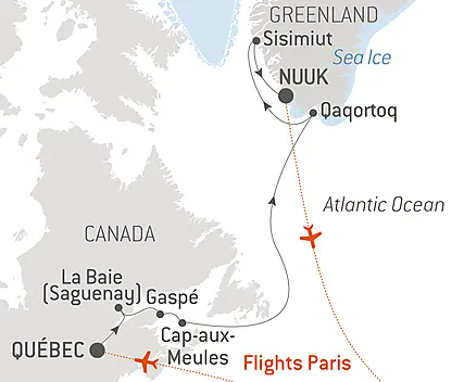 From the St Lawrence to Greenland, the Last Moments of Winter