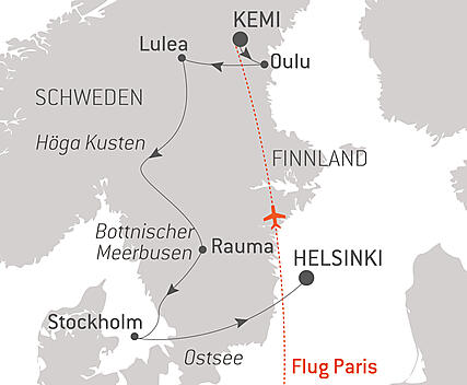 Abenteuer Bottnischer Meerbusen, Kurs gen Norden