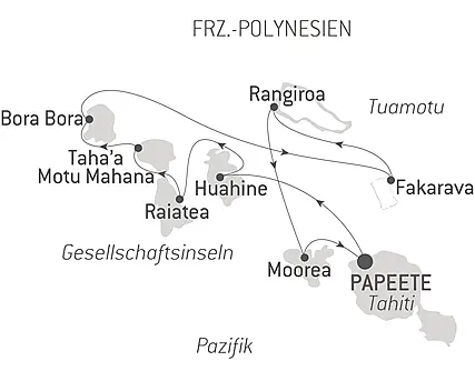 Gesellschaftsinseln und Tuamotu-Archipel