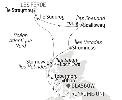 Découvrez votre itinéraire - Archipels d’Écosse et îles Féroé : héritages nordiques et identités insulaires