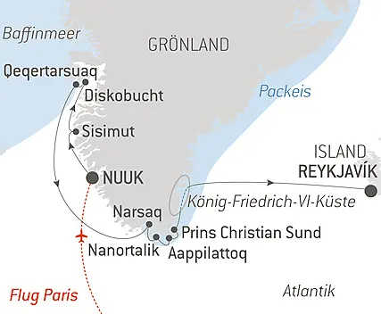 Letzte Wintermomente in Grönland und der Diskobucht