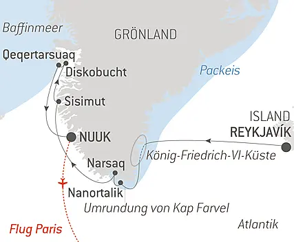 Letzte Wintermomente in Grönland und der Diskobucht