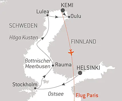 Abenteuer Bottnischer Meerbusen, Kurs gen Norden