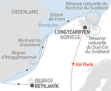 Au cœur des glaces de l'Arctique, du Svalbard au Groenland