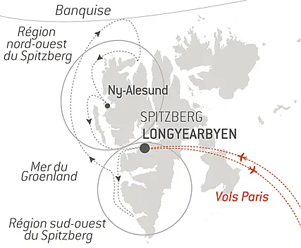 Fjords et glaciers du Spitzberg