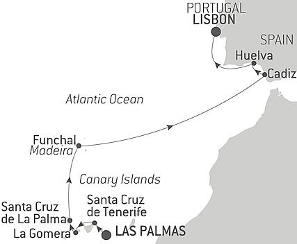 Volcanic islands and historic cities of the North Atlantic