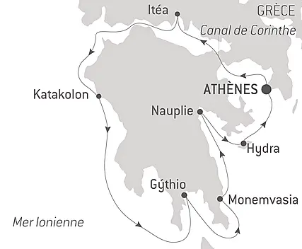 Paysages et sites emblématiques du Péloponnèse