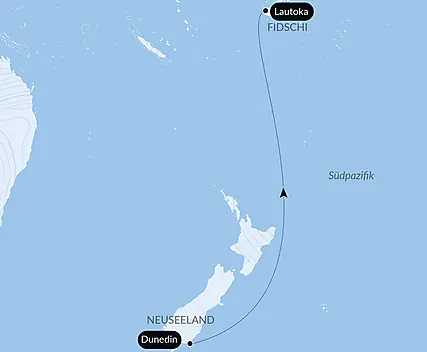 Ozean-Kreuzfahrt: Dunedin - Lautoka